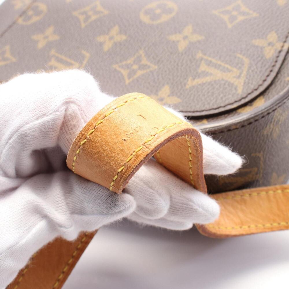 LOUIS VUITTON Authentic Brown Monogram Leather Shoulder Bag - Picture 8 of 8